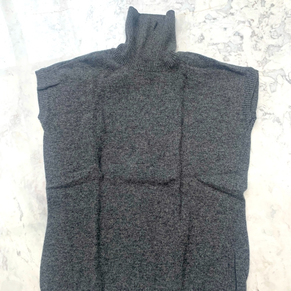 Grey Turtleneck Sweater